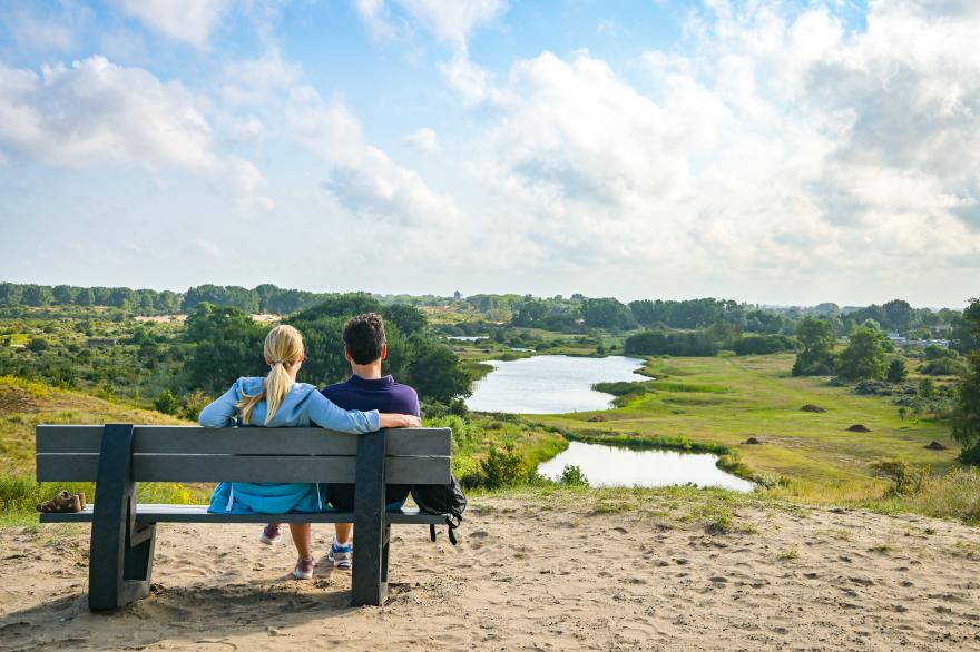 Het zicht vanop de Hoge Blekker 