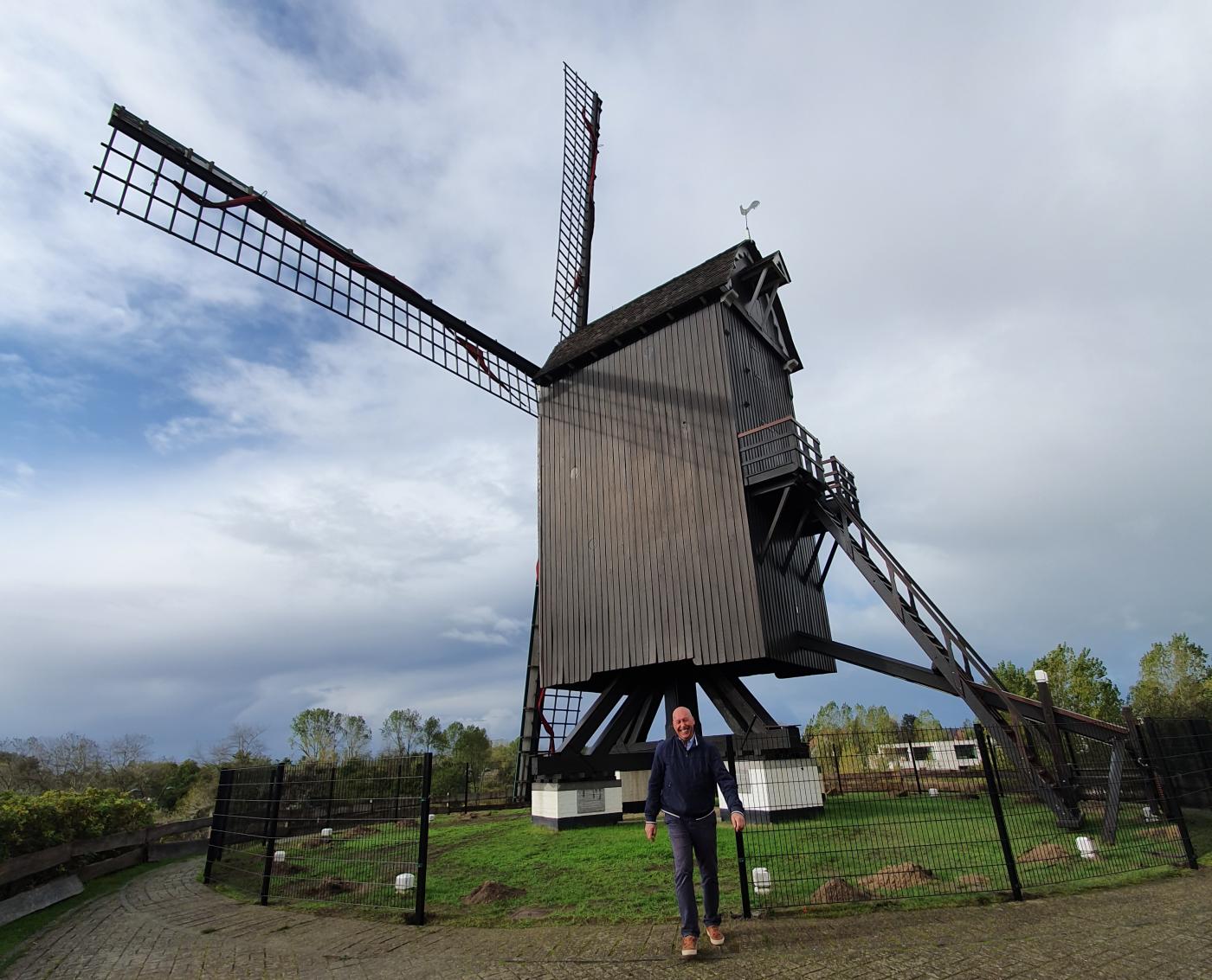 De Zuid-Abdijmolen en molenaar Patrick Geryl